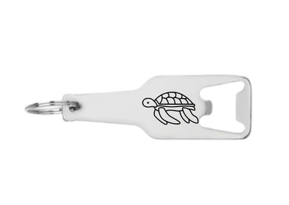 schildpad sleutelhanger flesopener