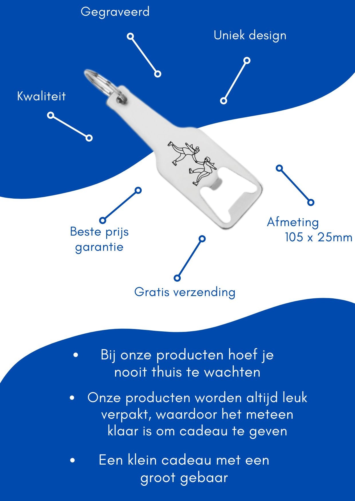 schaats flesopener