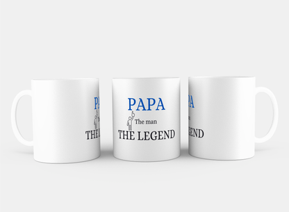 papa the man the legend Koffiemok - Theemok