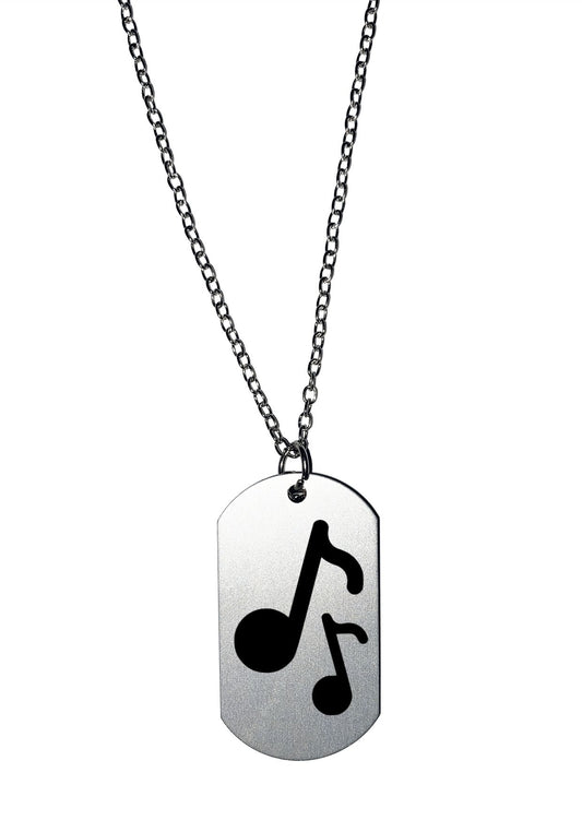 muzieknoot ketting