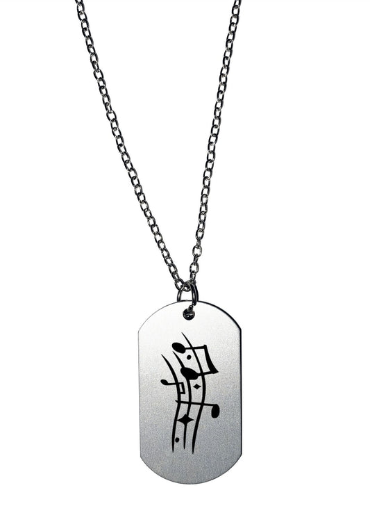 muzieknoot ketting