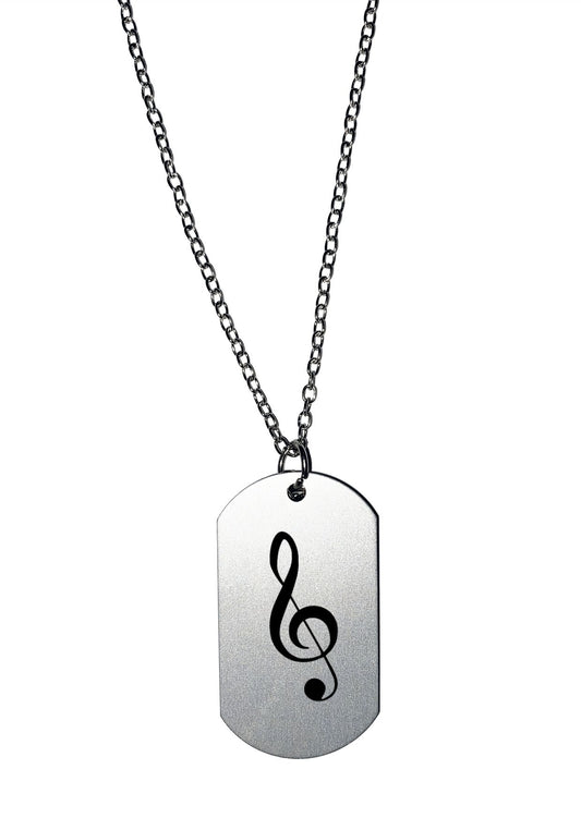 muzieknoot ketting