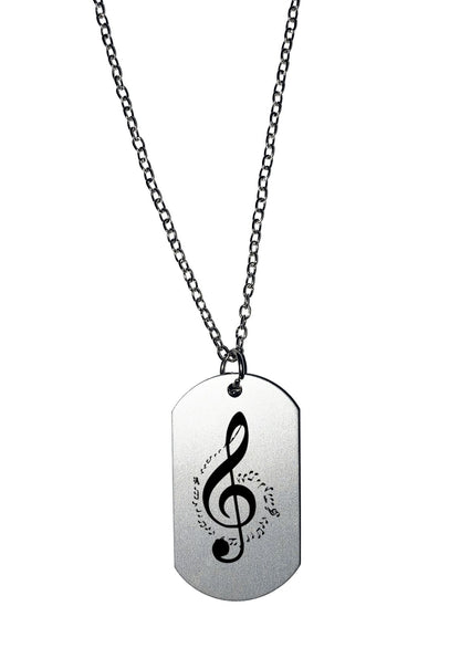 muzieknoot ketting