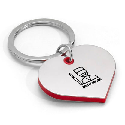 beste chirurg sleutelhanger hartvorm