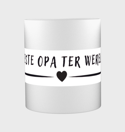 beste opa ter wereld Koffiemok - Theemok