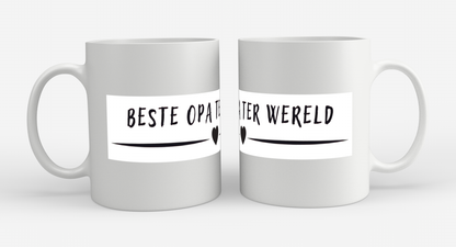 beste opa ter wereld Koffiemok - Theemok