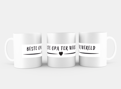 beste opa ter wereld Koffiemok - Theemok