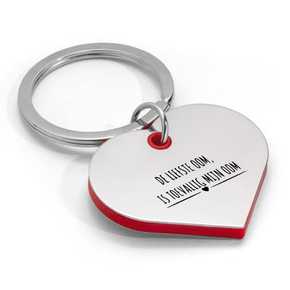 de liefste oom is toevallig mijn oom sleutelhanger hartvorm
