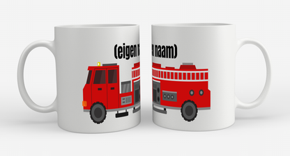 brandweerwagen Koffiemok - Theemok