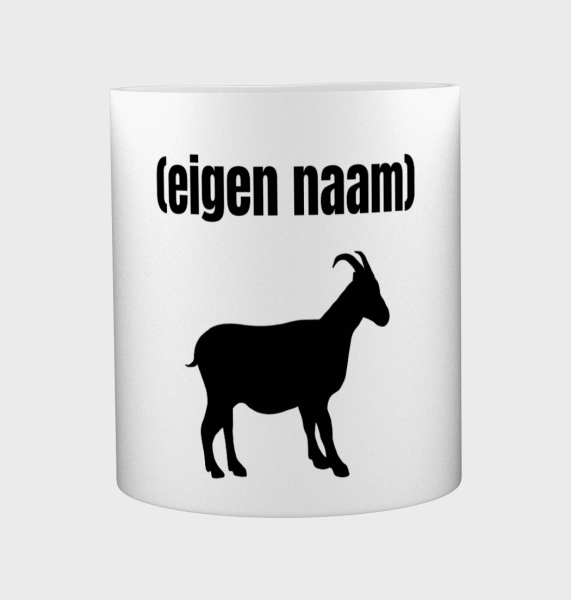 geit met eigen naam Koffiemok - Theemok