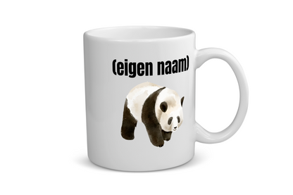 panda met eigen naam Koffiemok - Theemok