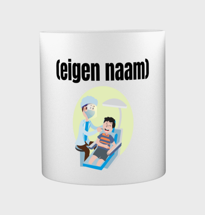 tandarts met eigen naam Koffiemok - Theemok