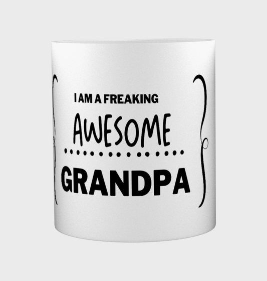 i am a freaking awesome grandpa Koffiemok - Theemok