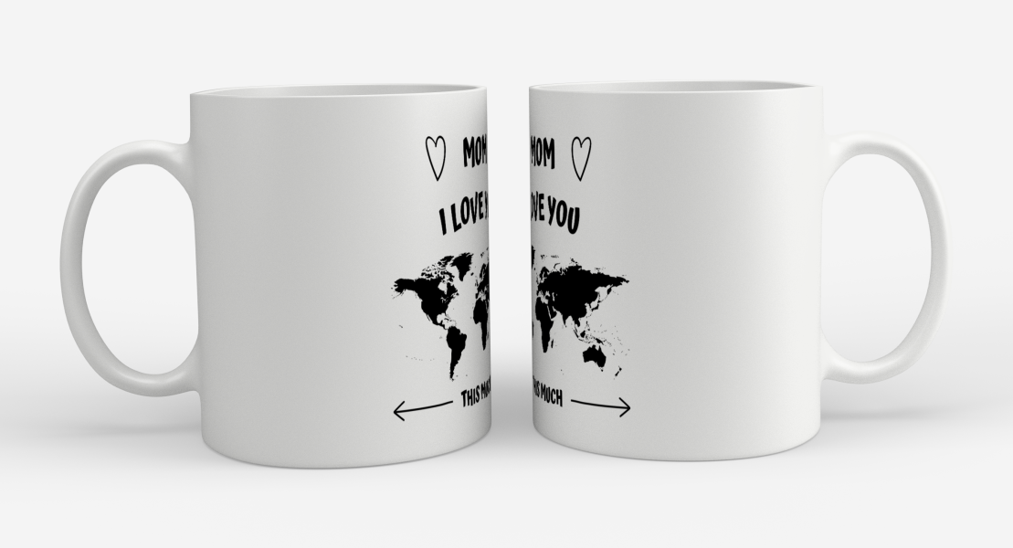 mom i love you this much Koffiemok - Theemok