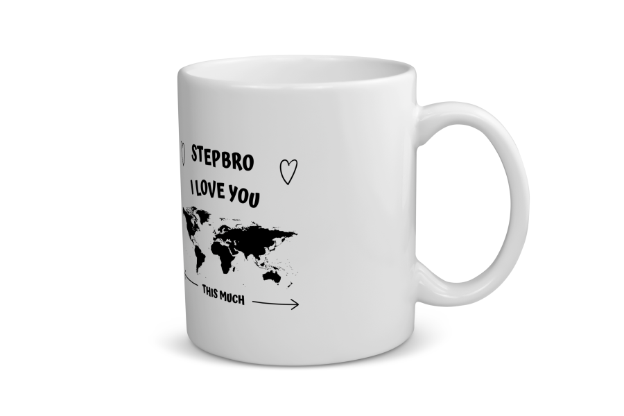 stepbro i love you this much Koffiemok - Theemok