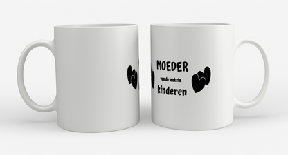 moeder van de leukste kinderen Koffiemok - Theemok