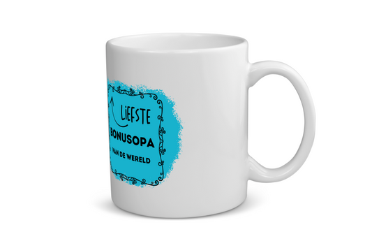 liefste bonusopa van de wereld Koffiemok - Theemok
