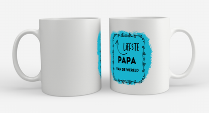 liefste papa van de wereld Koffiemok - Theemok