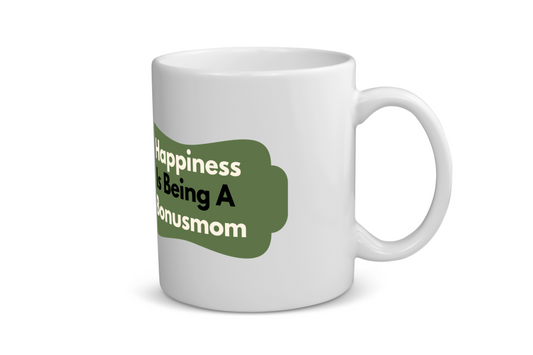 happiness is being a bonusmom Koffiemok - Theemok
