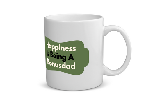 happiness is being a bonusdad Koffiemok - Theemok