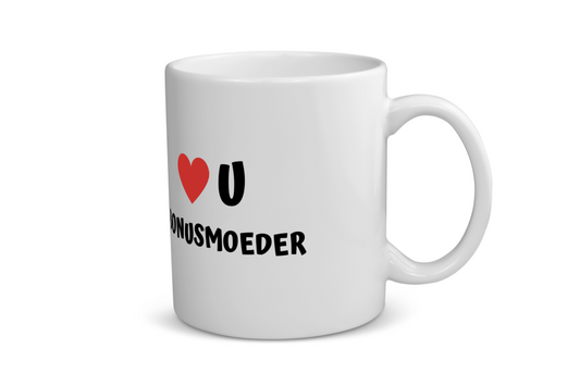 love u bonusmoeder Koffiemok - Theemok