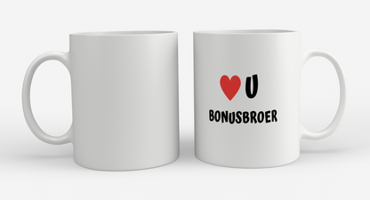 love u bonusbroer Koffiemok - Theemok