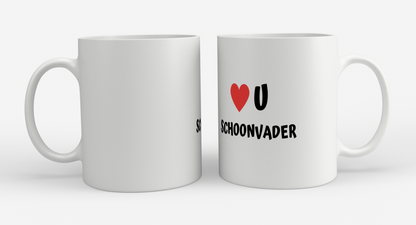 love u schoonvader Koffiemok - Theemok