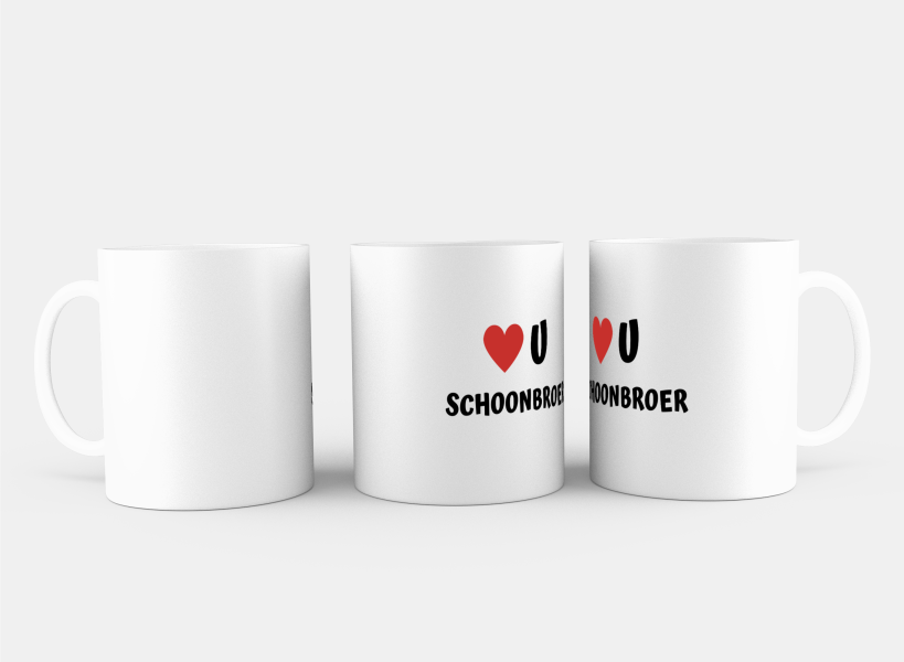 love u schoonbroer Koffiemok - Theemok