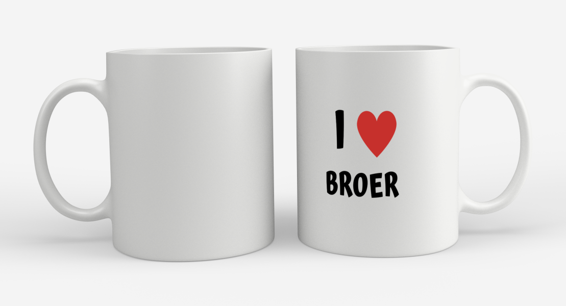 i love broer Koffiemok - Theemok