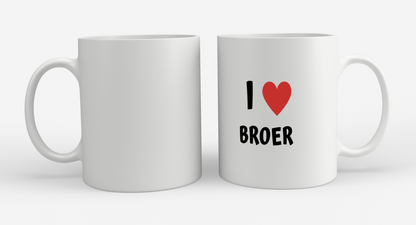 i love broer Koffiemok - Theemok