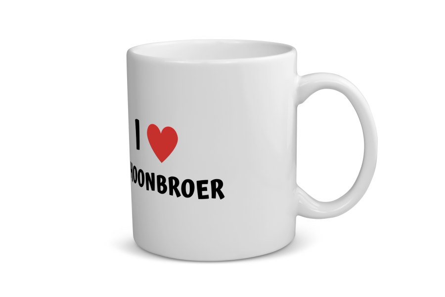 i love schoonbroer Koffiemok - Theemok