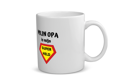mijn opa is mijn superheld Koffiemok - Theemok