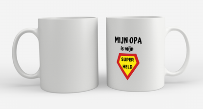 mijn opa is mijn superheld Koffiemok - Theemok