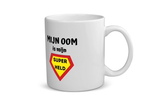 mijn oom is mijn superheld Koffiemok - Theemok