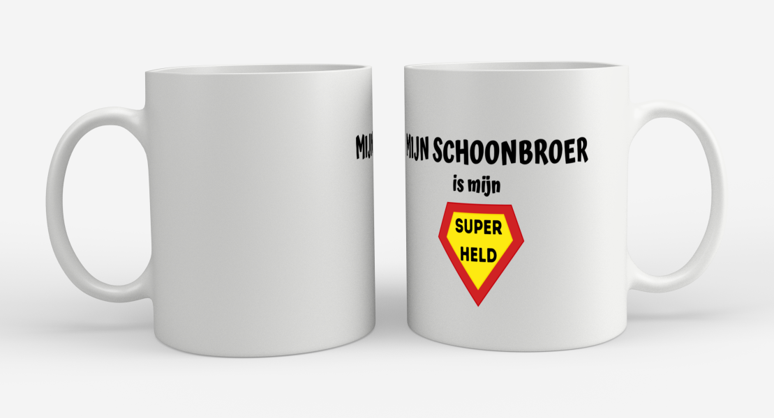 mijn schoonbroer is mijn superheld Koffiemok - Theemok