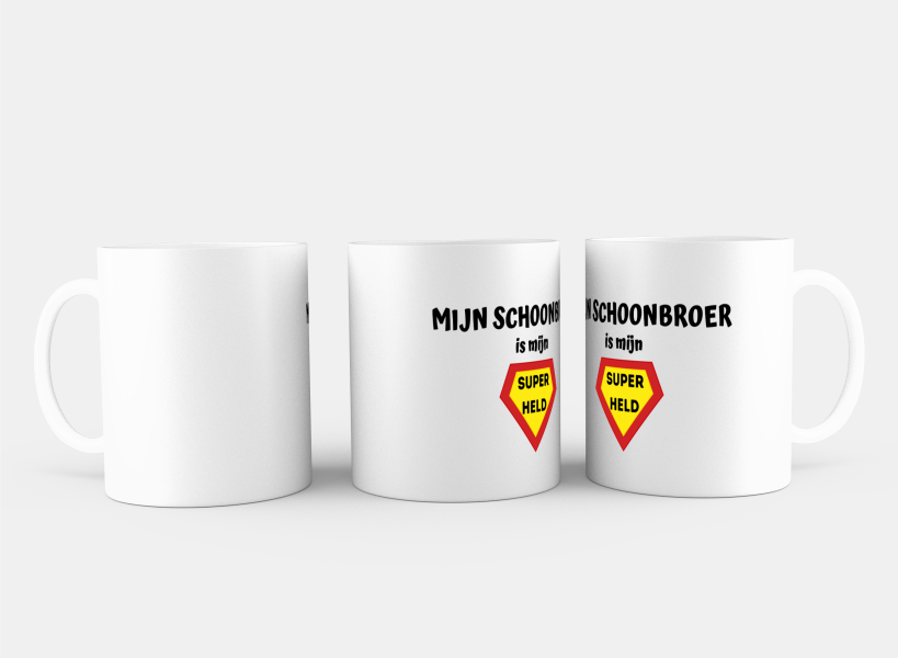 mijn schoonbroer is mijn superheld Koffiemok - Theemok