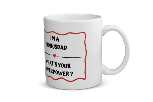 i'm a bonusdad what's your superpower? Koffiemok - Theemok