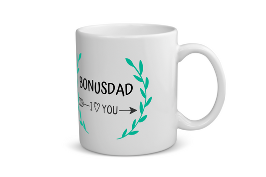 bonusdad i love you Koffiemok - Theemok