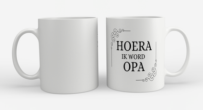 hoera ik word opa Koffiemok - Theemok