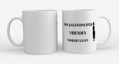 oma en kleindochter vrienden voor het leven Koffiemok - Theemok