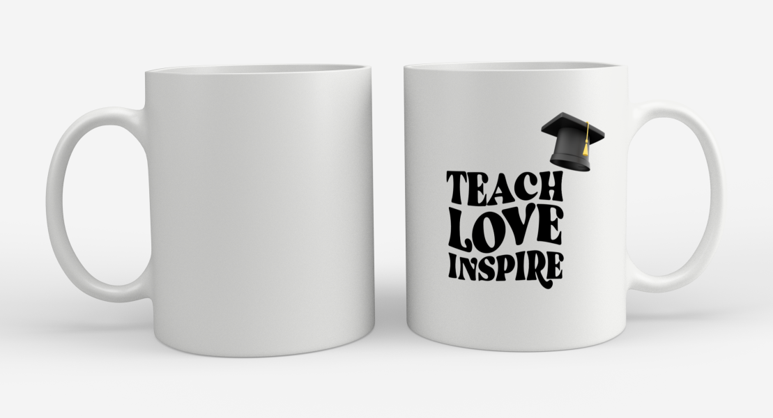 teach love inspire Koffiemok - Theemok