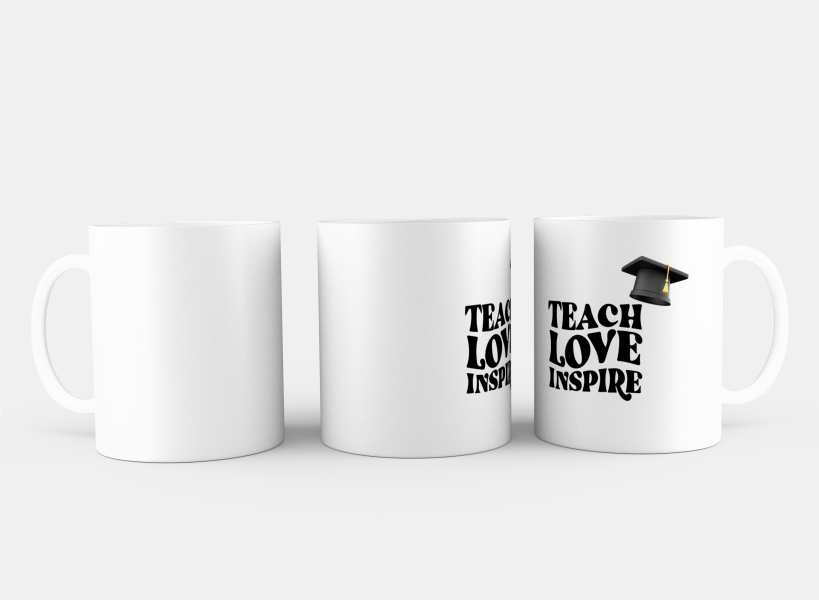 teach love inspire Koffiemok - Theemok