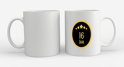 16 jaar Koffiemok - Theemok