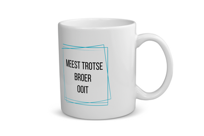 meest trotse broer ooit Koffiemok - Theemok