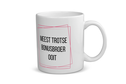 meest trotse bonusbroer ooit Koffiemok - Theemok