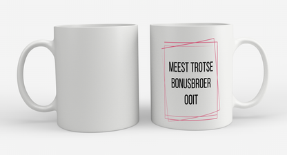 meest trotse bonusbroer ooit Koffiemok - Theemok