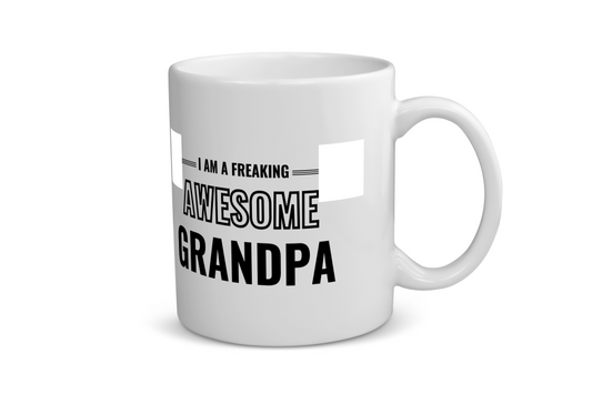 i am a freaking awesome grandpa Koffiemok - Theemok
