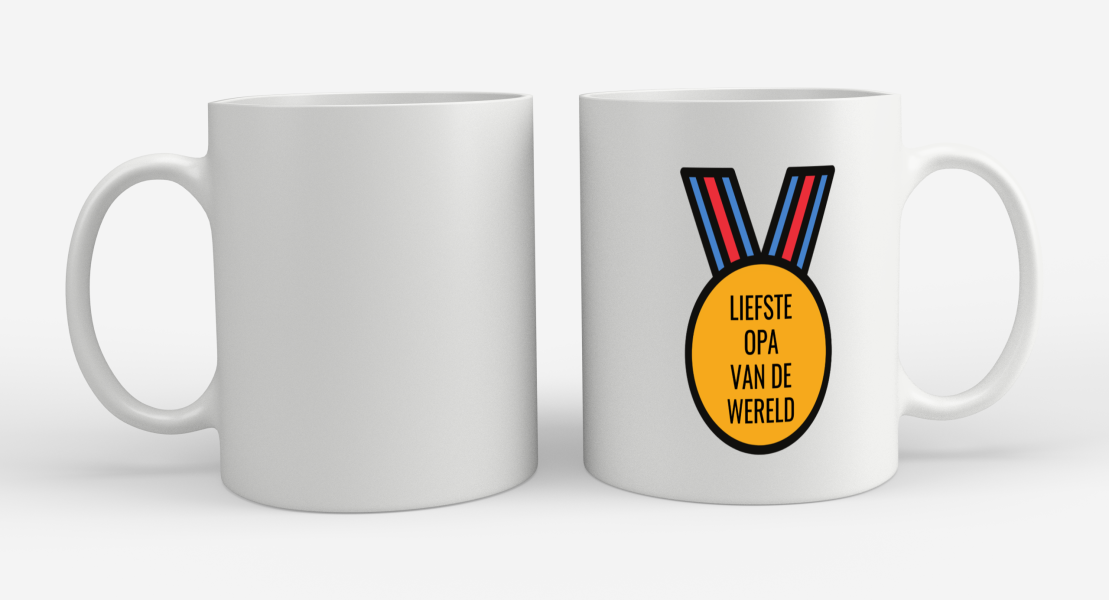 liefste opa van de wereld Koffiemok - Theemok