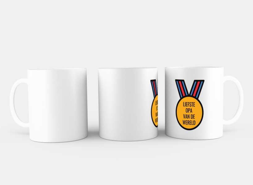 liefste opa van de wereld Koffiemok - Theemok