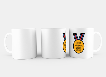 liefste bonuspapa van de wereld Koffiemok - Theemok